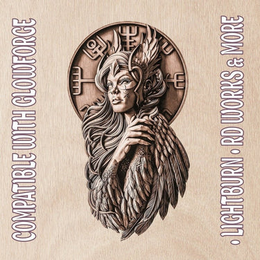 VALKYRIE 3d illusion & laser - ready file 3DWave.us